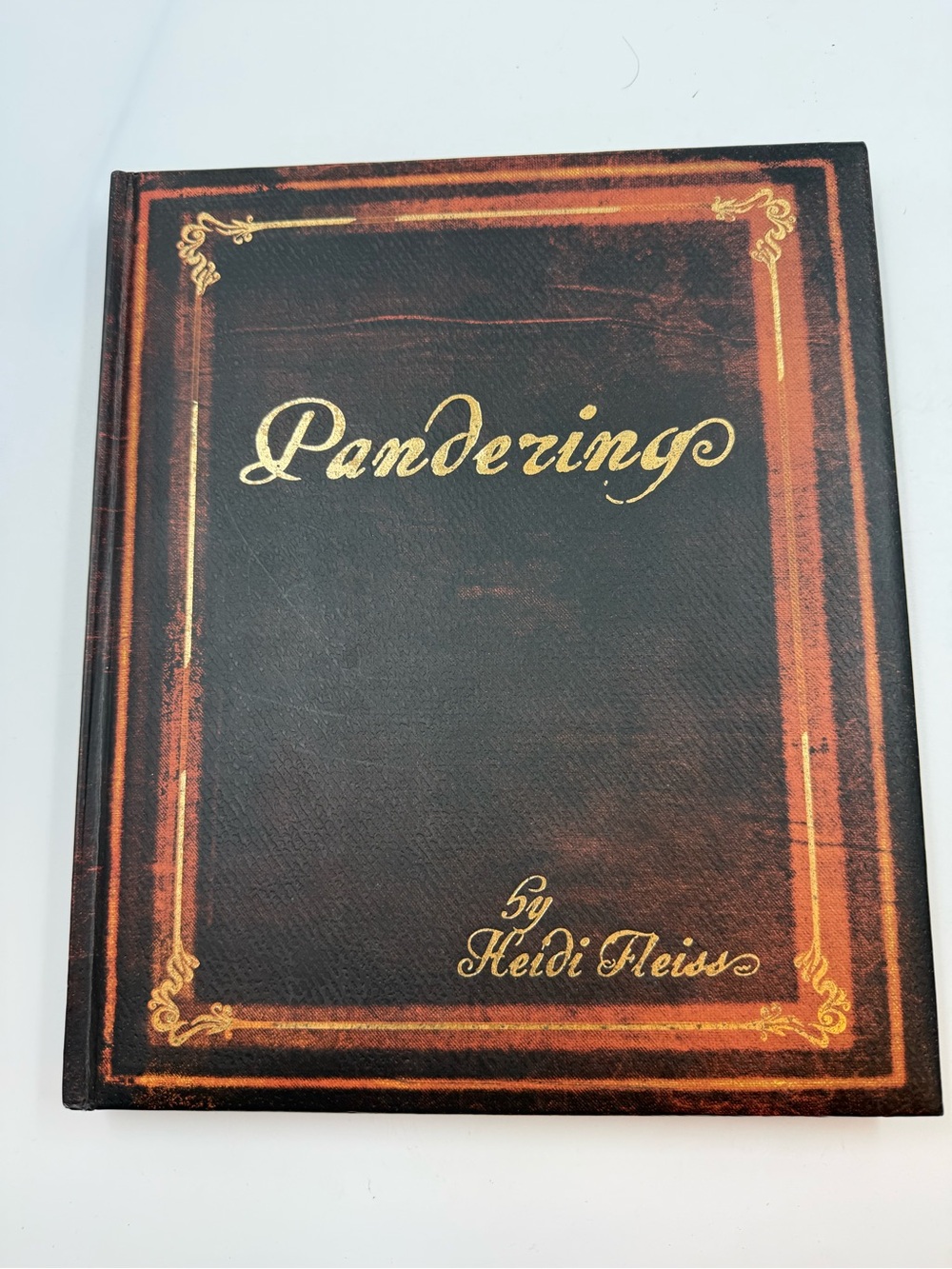 Pandering by Heidi fleiss book padded hardcover